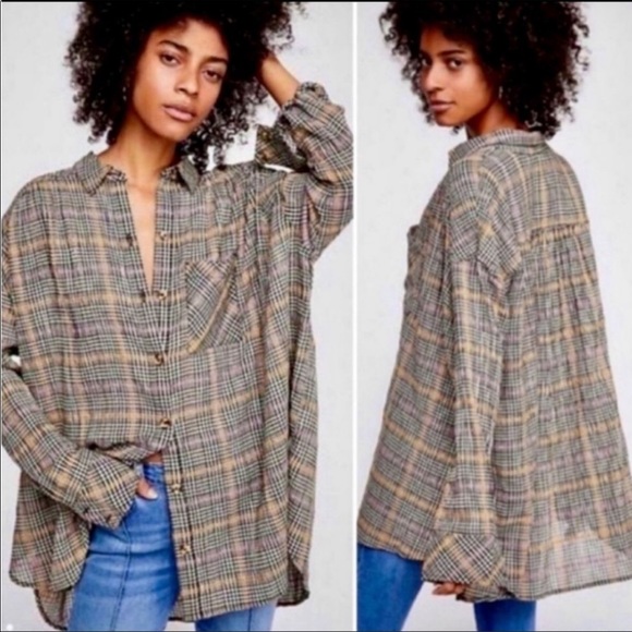 Free People Tops - Free People Oversized Button Down Top
